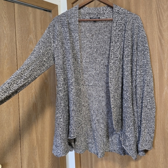 Eileen Fisher Linen Wool Blend Open Cardigan - Picture 2 of 6